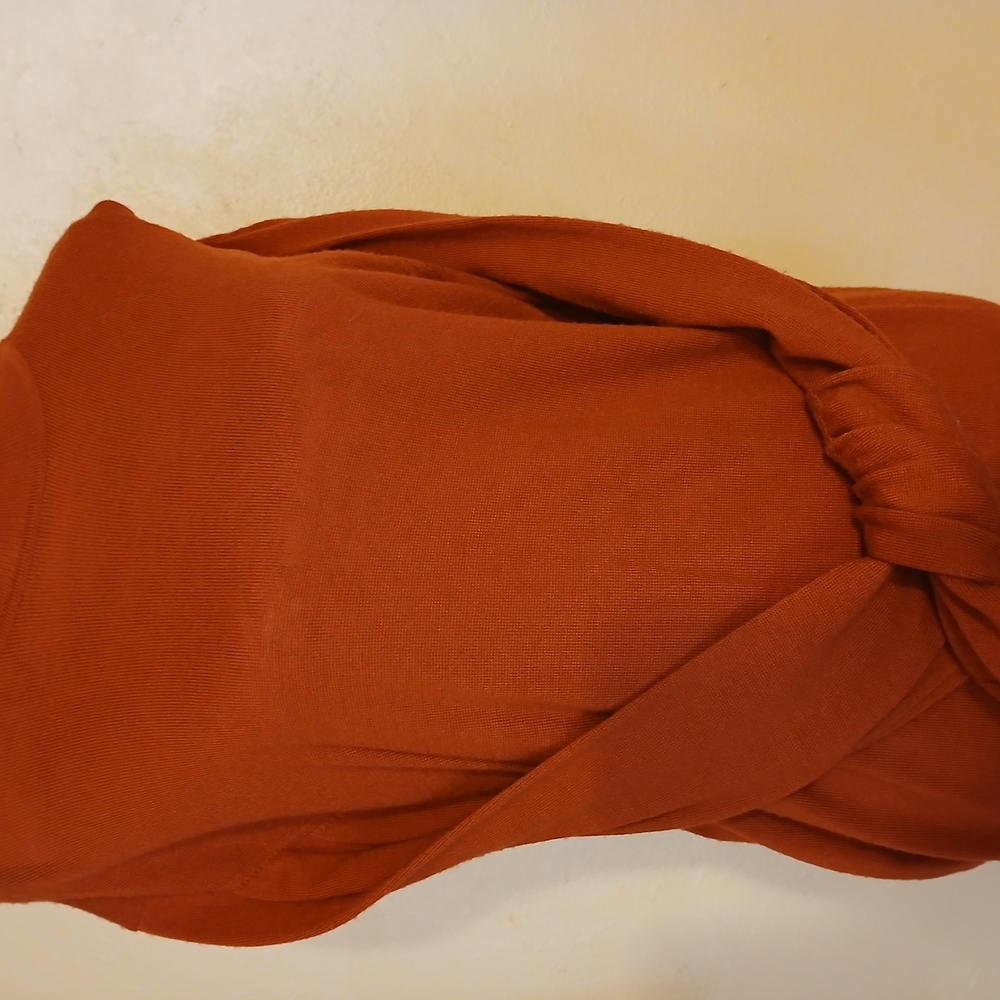 Vintage Trumpeter Orange Sweater